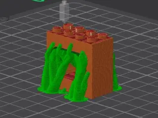 LEGO-Compatible DC Motor Mounts – 3x2 & 4x2 (Remix)