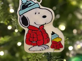 Snoopy and Woodstock in a Parka Ornament