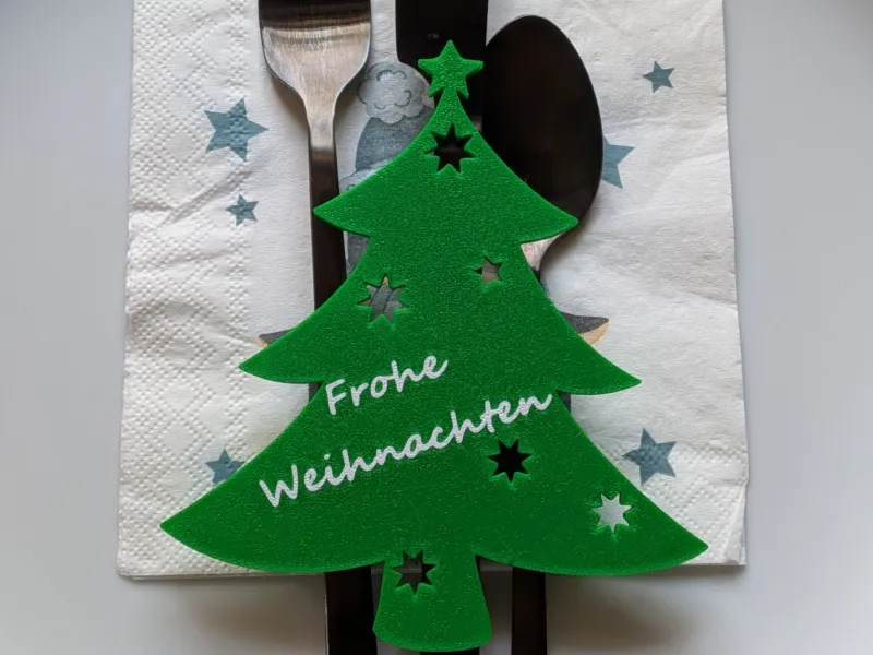 Besteckhalter Weihnachten