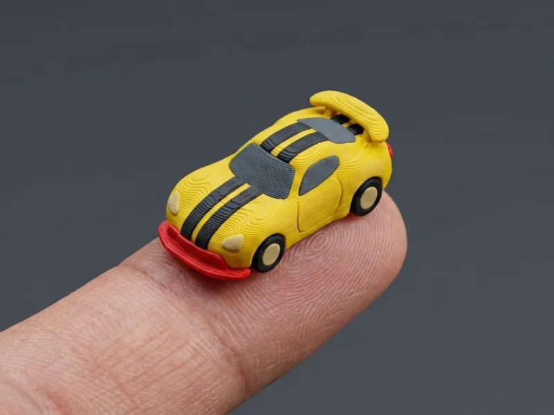 modèle de voiture de course miniature