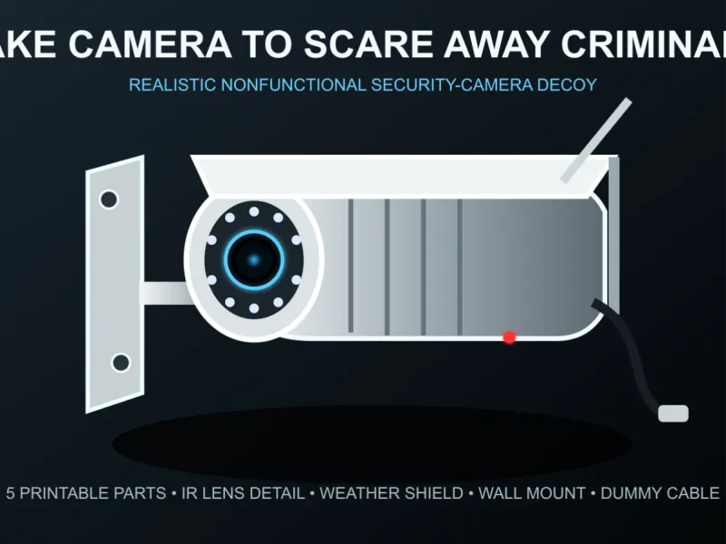 Fake Camera to Scare Away Criminals