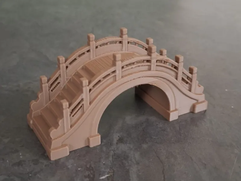 Miniature Japanese Garden Bridge