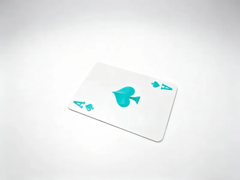 Accessoire de carte à lancer As de Pique