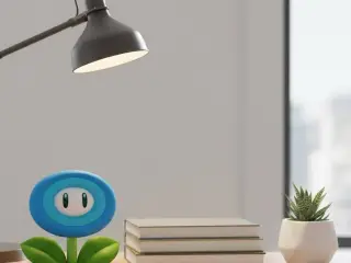 Super Mario Ice Flower - High Detail Desktop Decor