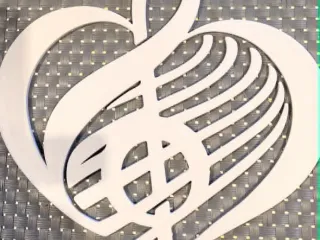 Treble Clef Heart Shape