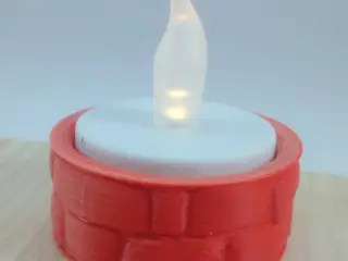 Tealight Holder Stone Texture