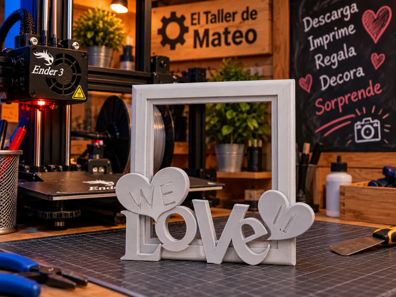 porta retrato Love