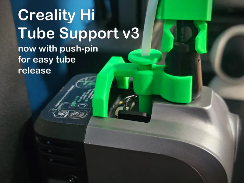 Soporte de tubo para cabezal Creality Hi v3
