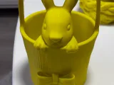 Cesta de caramelos de conejito de Pascua-0
