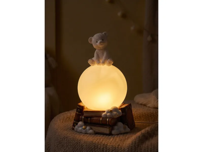Teddy Bear Moon Lamp 3D Print | Nursery Night Light