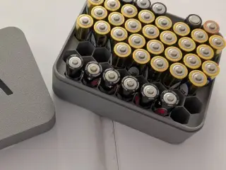 AA battery box, 52 pcs