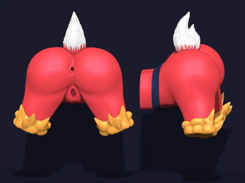 Cinderace Masturbator with molds