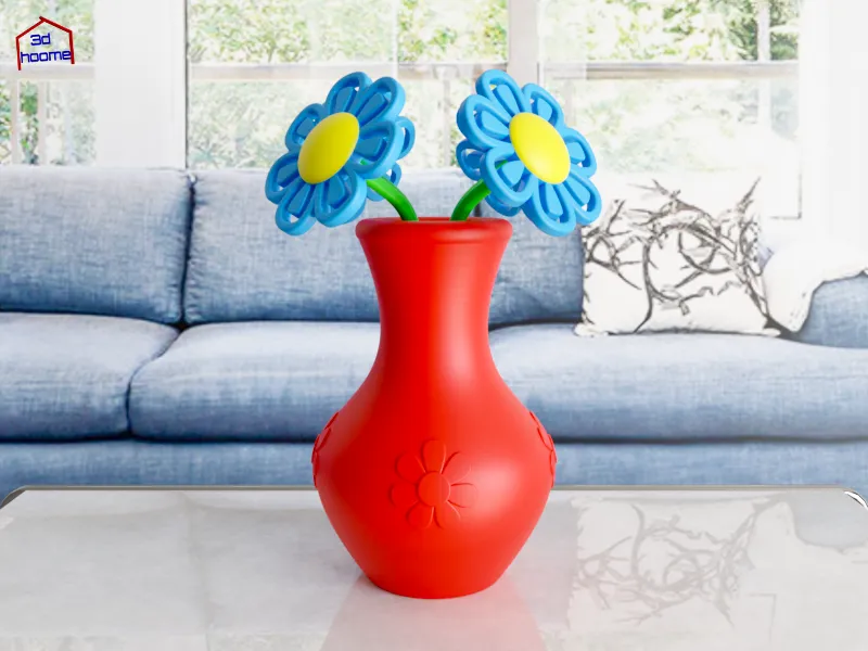 Lovely Flowers in Vase