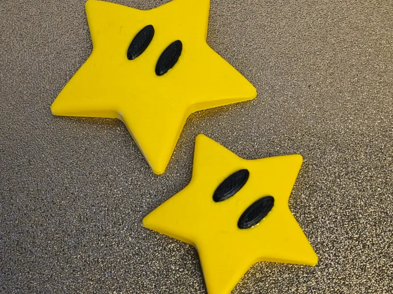 Super Mario Power Star Fridge Magnet - Multipart, no CFS