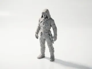Dune Stillsuit Figure Movies & TV 3D Printable