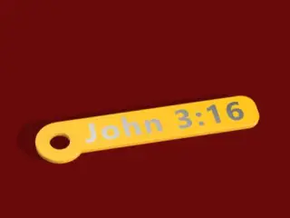 John 3:16 keyring