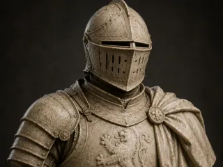 Busto de cavaleiro