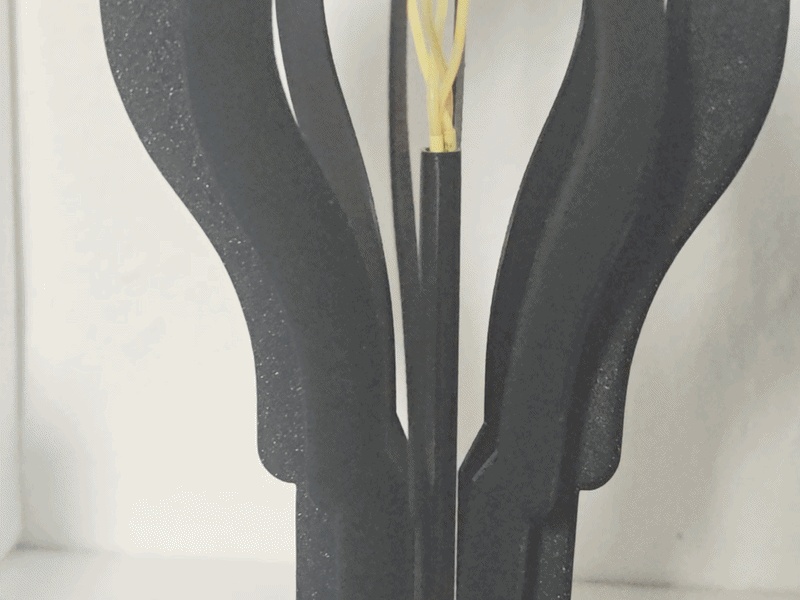 Luminária Modular em Forma de Bulbo Impressa em 3D