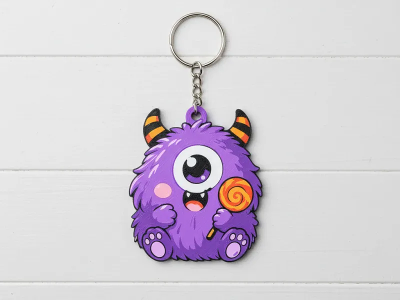 Llavero Monstruo Cute