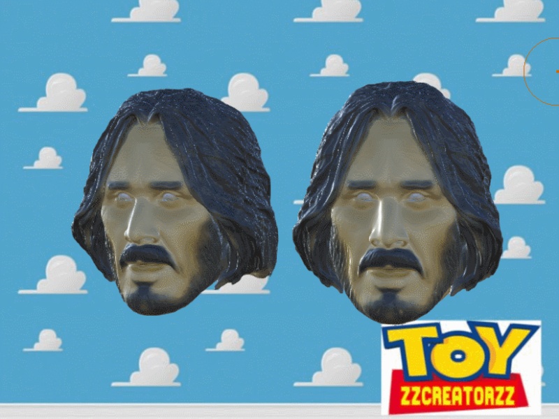 cabeza jhon wick