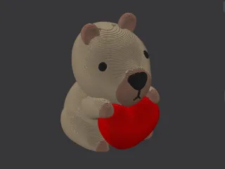 Valentine's Special - Kawaii Capybara