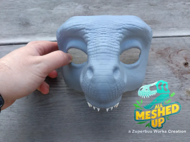 Maschere da Festa T-Rex