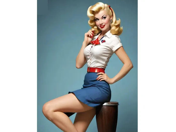 Retro Pinup Portrait