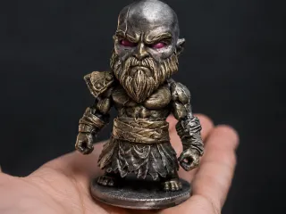 detailed model statue