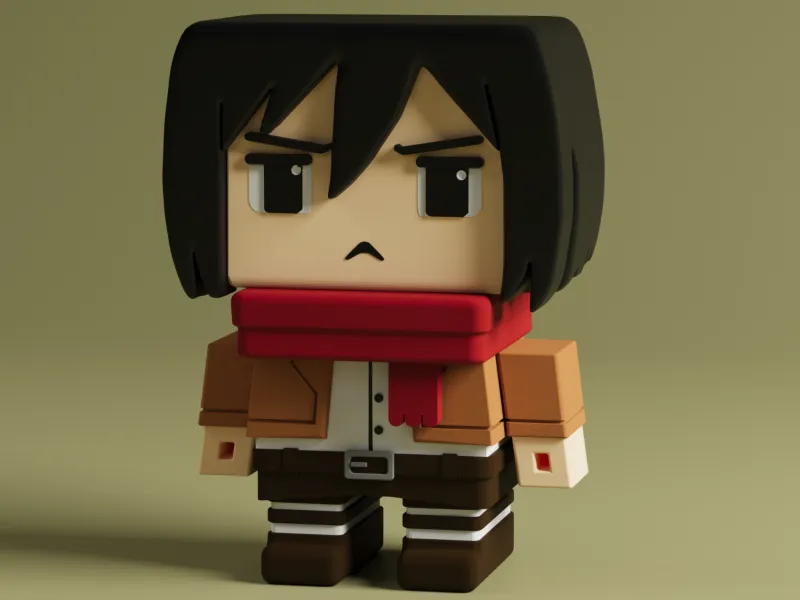 Mikasa de Attack on Titan
