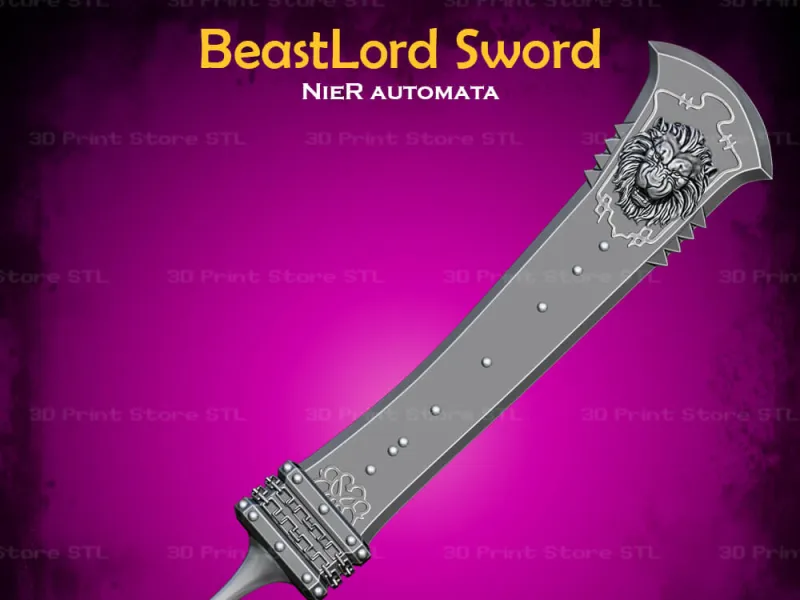 Beastlord Sword Cosplay Nier Automata - STL File