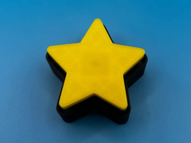 Rounded Star Clicker– Uses Keyboard Switches