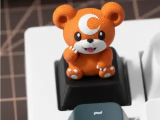 Teddiursa Pokemon keycap