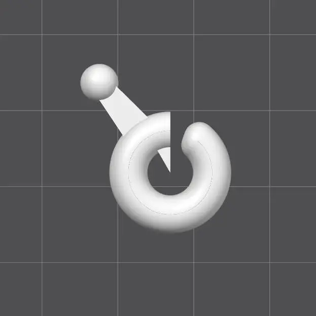 Lamp holder – ball hook / Uchwyt do lampki, haczyk