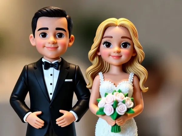 Topo de bolo Casamento v3
