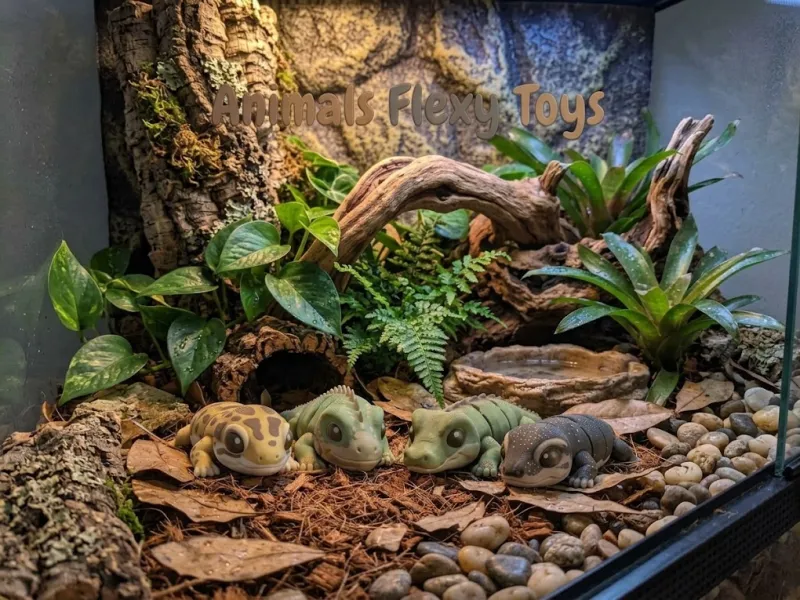 Gelede flexibele dieren Reptiel || gelede dieren
