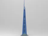 نموذج ثلاثي لبرج جدة - Highly Detailed 3D of Jeddah Tower-0