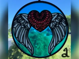 Heartmandala&Wings 10"