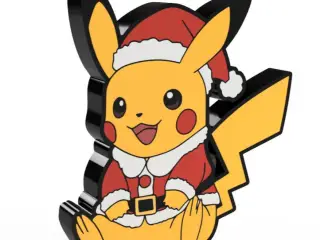 Pikachu Santa Christmas Lightbox