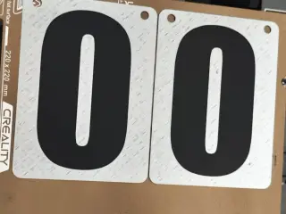 Tables with numbers