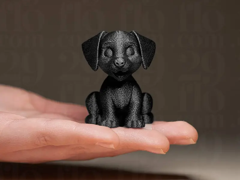 子犬のラブラドールフィギュア