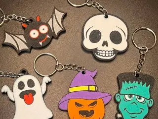 Cute halloween keychains