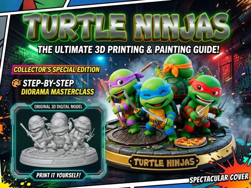 DIORAMA TARTARUGAS NINJA
