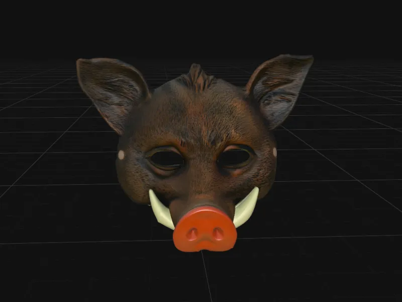 Realistic Wild Boar Animal Mask Costume Face Animal