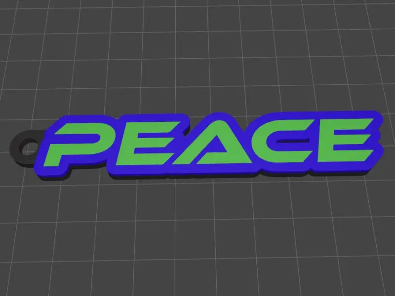 Keychain PEACE