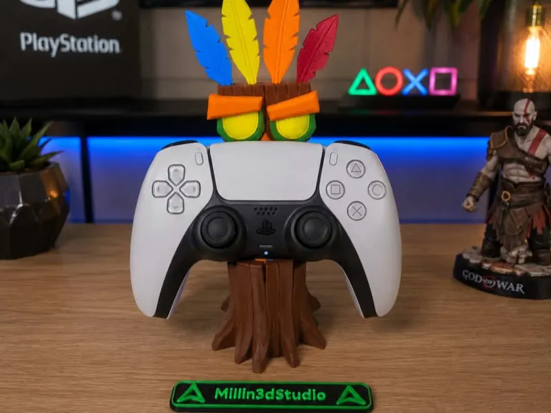CrashBandicoot Aku Aku Controller stand