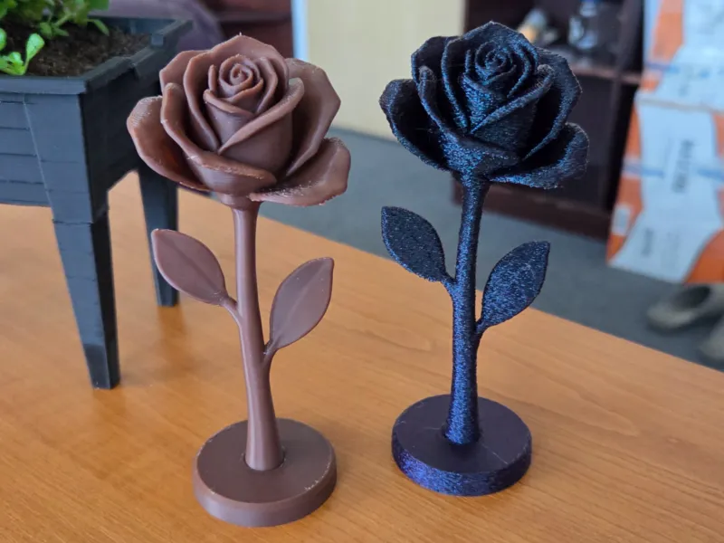 Rose Sculpture – Home Decor / Color + Single Color Version