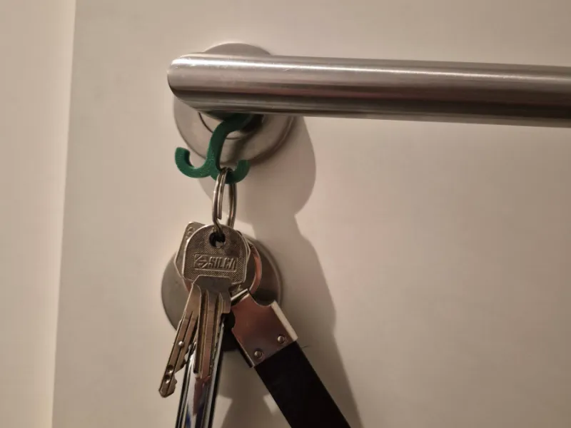 Sleutelhouder voor deur