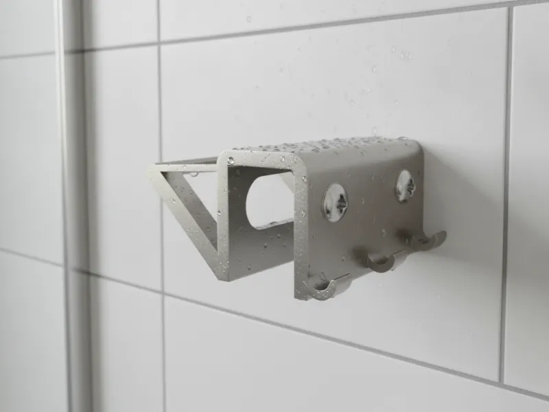 Handyhalter und Haken für Duschkabine