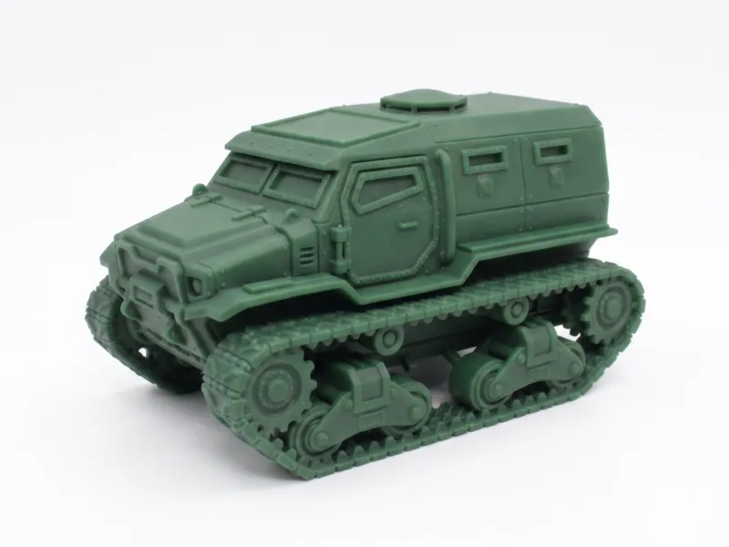 Tracked tank truck