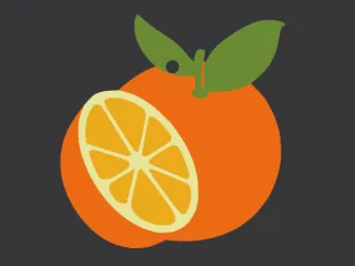 Wall Decoration Orange